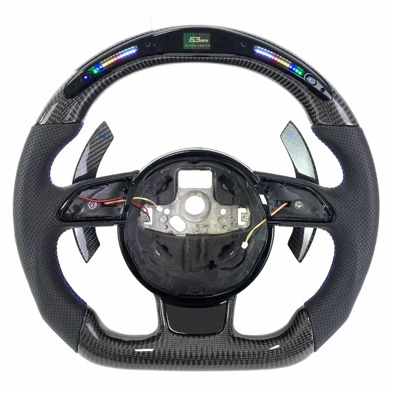 Volant carbone Audi A4, A5 et Q5 B8 à LED