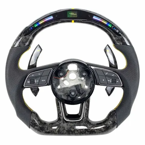 Volant carbone Audi A4 et A5 B9 S line à LED