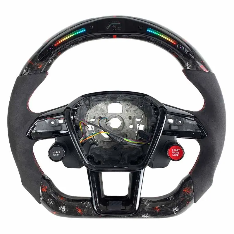 Volant carbone Audi A6, A7 C8 et Q7, vue 2 sur 6
