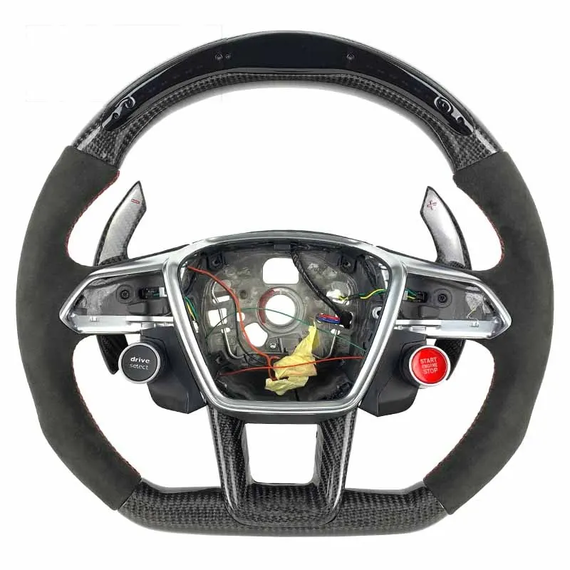 Volant carbone Audi A6, A7 C8 et Q7, vue 3 sur 6