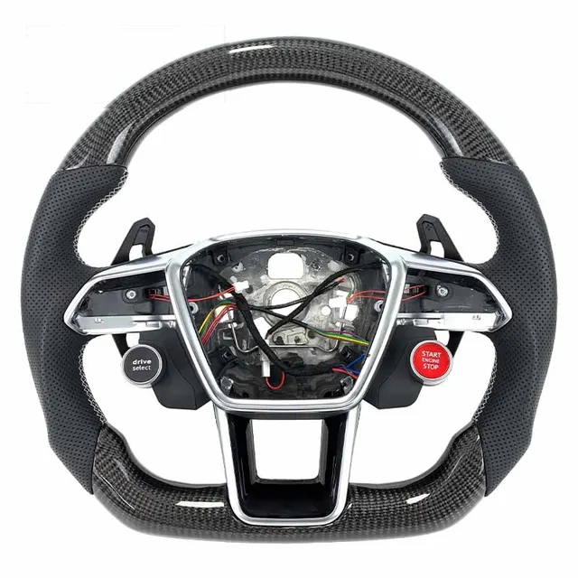 Volant carbone Audi A6, A7 et A8 C8 à LED