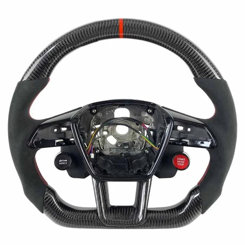 Volant carbone Audi A6, A7 et A8 C8 à LED, vue 3 sur 6