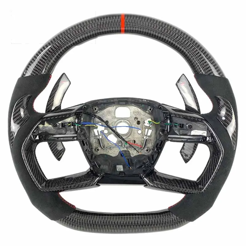 Volant carbone Audi A8 et S8 D5 à LED, vue 6 sur 6