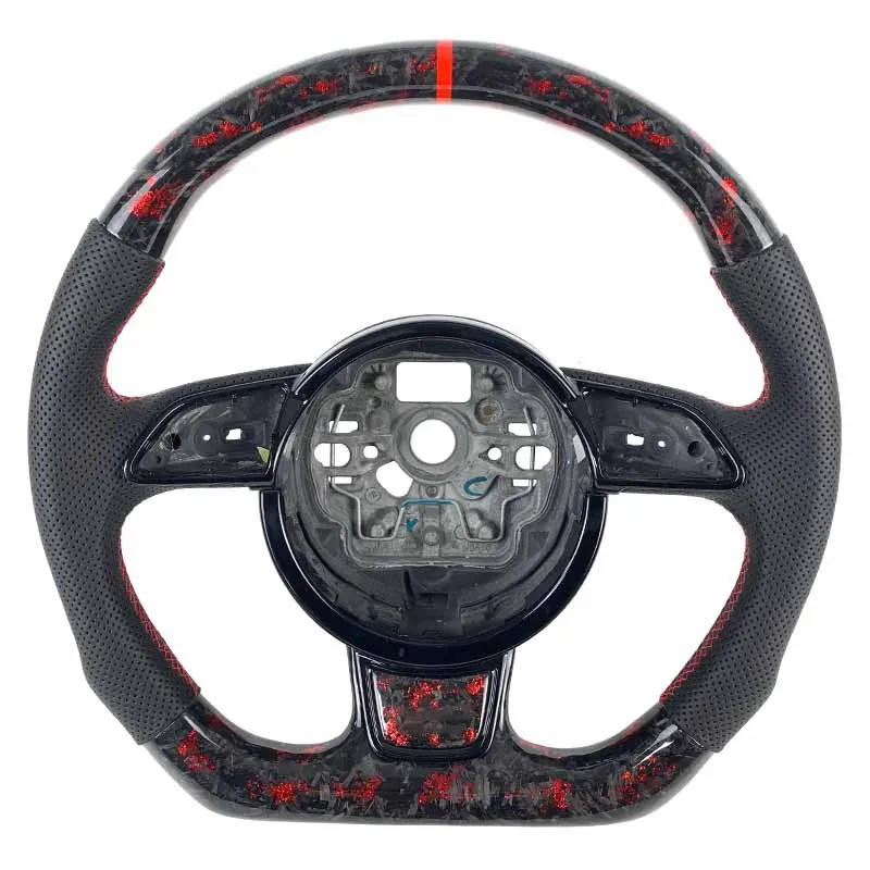 Volant carbone Audi S4, S5, RS4 et RS5 B8 à LED, vue 2 sur 6