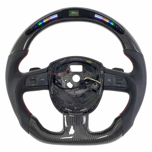 Volant carbone Audi S5 et RS5 B8 à LED