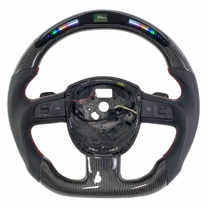 Volant carbone Audi S5 et RS5 B8 à LED