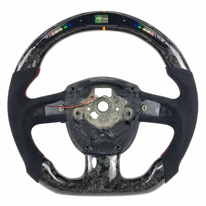 Volant carbone Audi S5 et RS5 B8 à LED, vue 3 sur 6