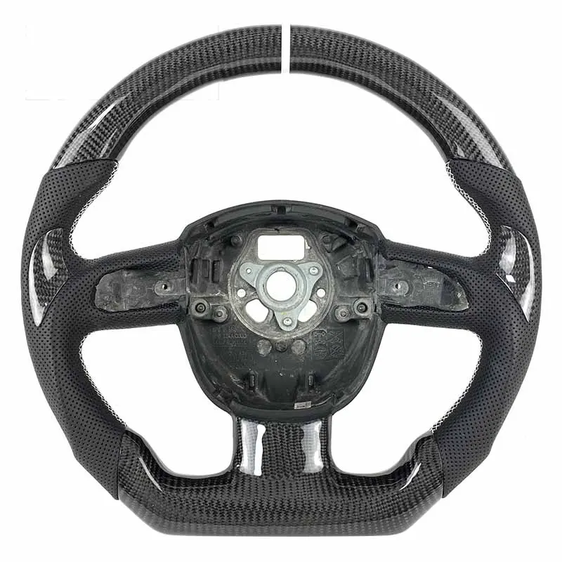 Volant carbone Audi S5 et RS5 B8 à LED, vue 6 sur 6