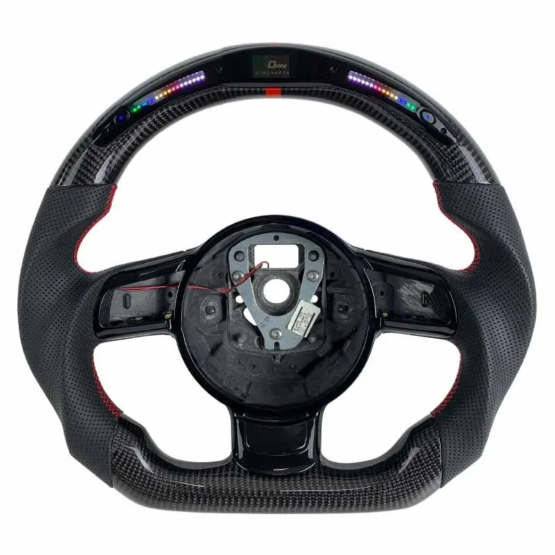 Volant carbone Audi TT RS 8J à LED, vue 6 sur 6