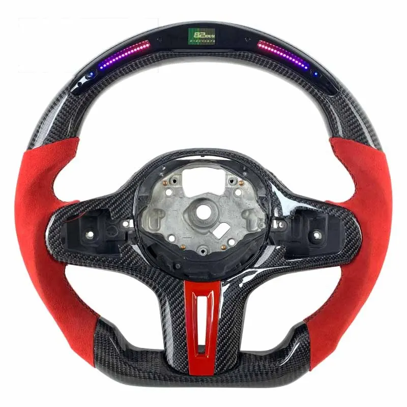 Volant carbone BMW G20, G30, X5 et X6 à LED, vue 3 sur 6
