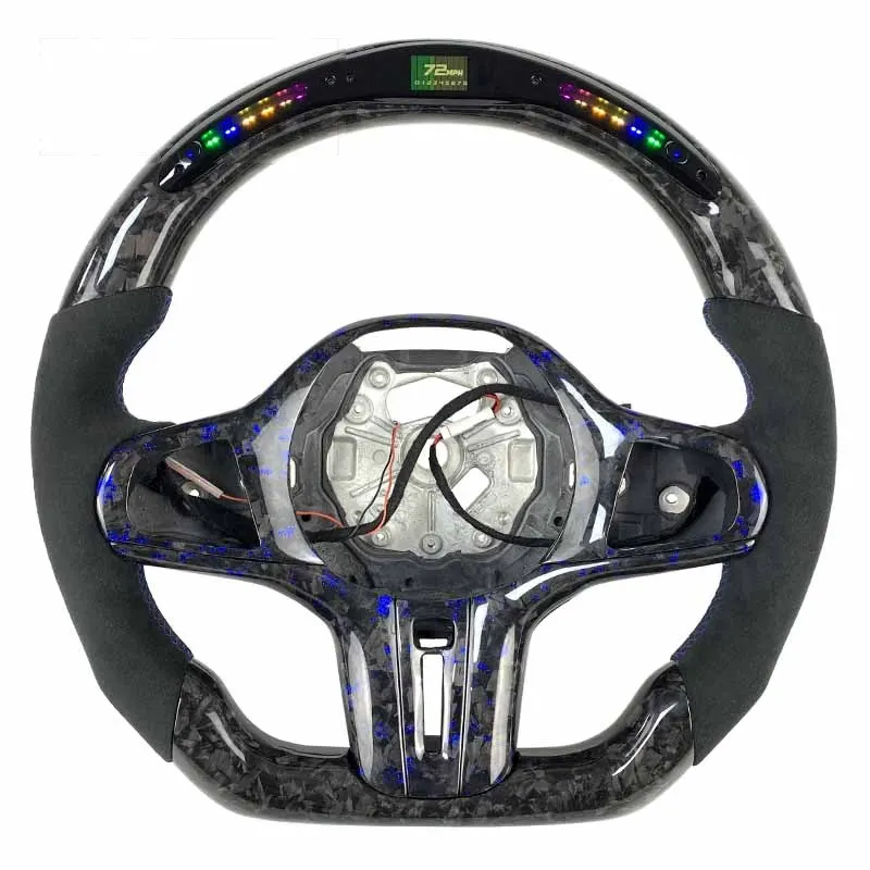 Volant carbone BMW G20, G30, X5 et X6 à LED, vue 6 sur 6