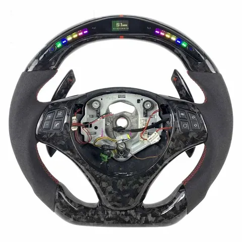 Volant carbone BMW M3 E92 à LED