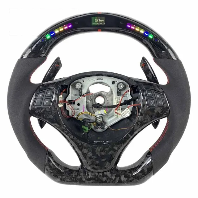 Volant carbone BMW M3 E92 à LED