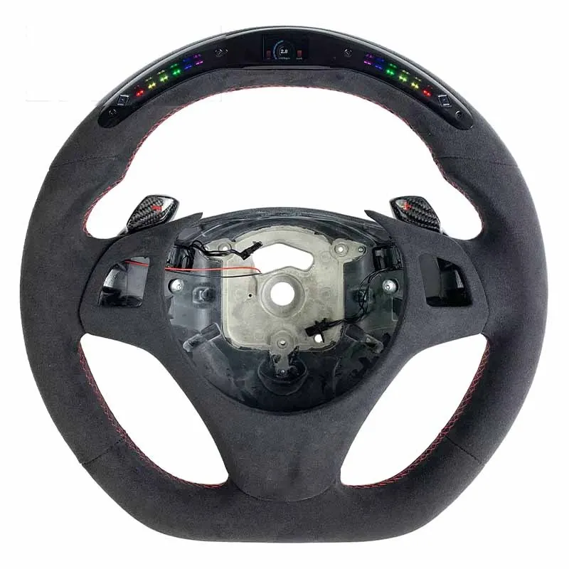 Volant carbone BMW M3 E92 à LED, vue 6 sur 6