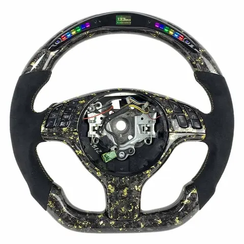 Volant carbone BMW Série 3 E46 à LED