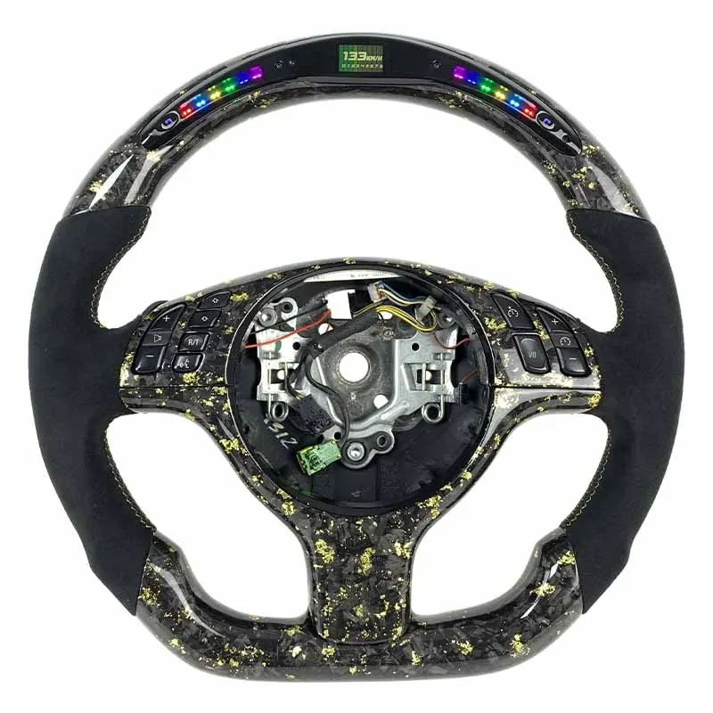 Volant carbone BMW Série 3 E46 à LED