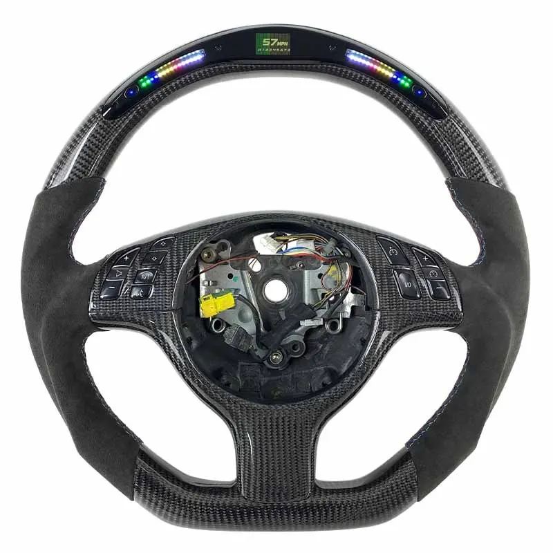 Volant carbone BMW Série 3 E46 à LED, vue 3 sur 6