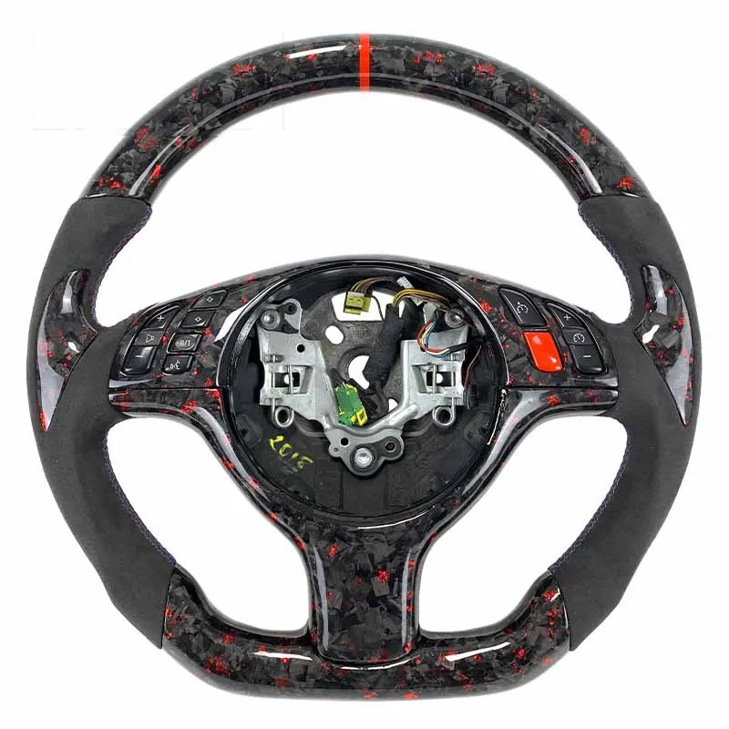 Volant carbone BMW Série 3 E46 à LED, vue 4 sur 6