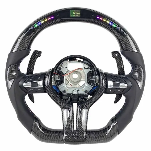 Volant carbone BMW Série 3 F30 et Série 4 F32 à LED