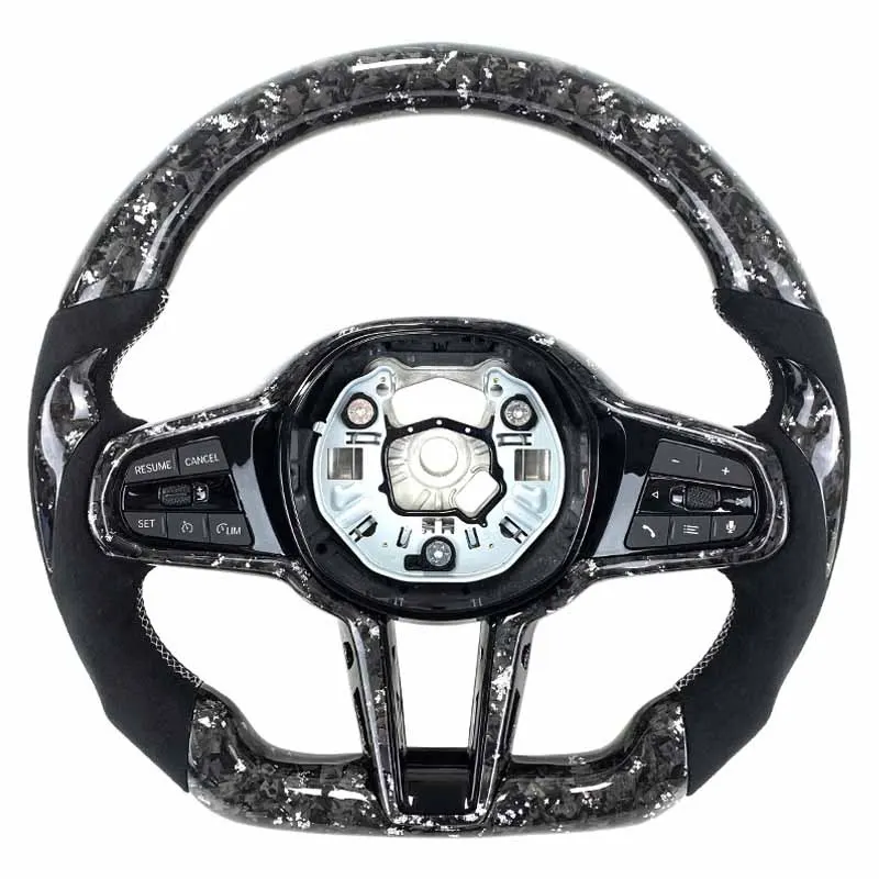Volant carbone BMW Série 4 G22 et G26 à LED, vue 6 sur 6