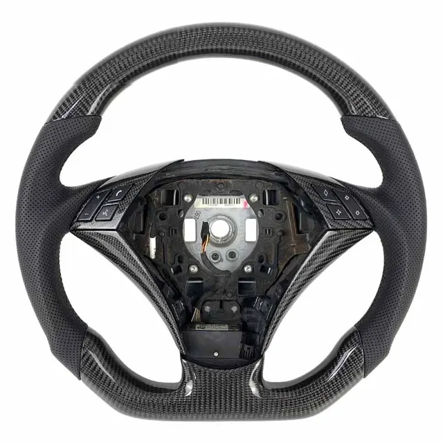 Volant carbone BMW Série 5 E60 à LED