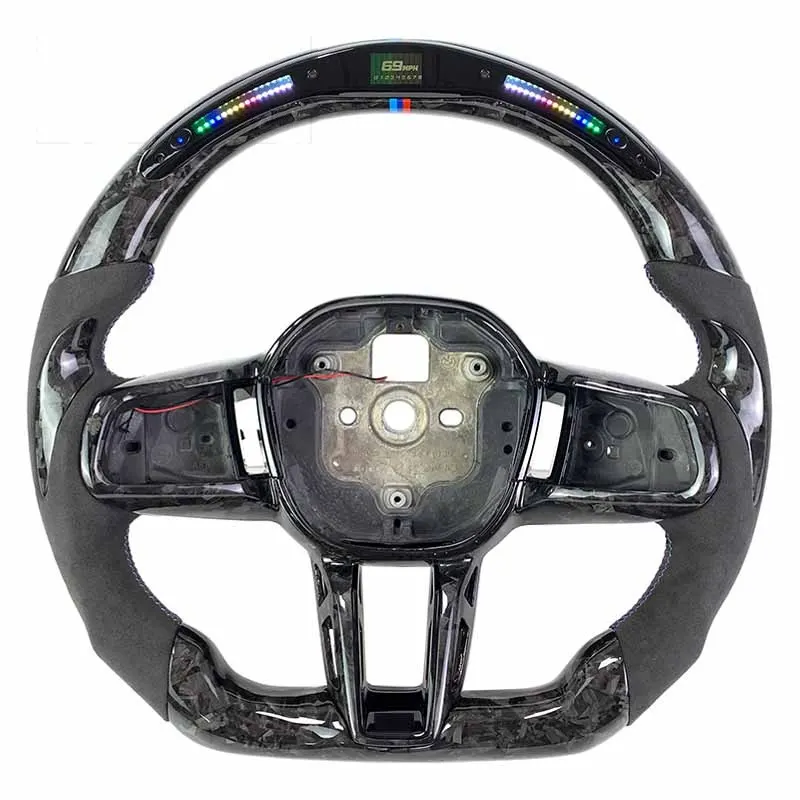 Volant carbone BMW Série 7 G70 et i7 à LED