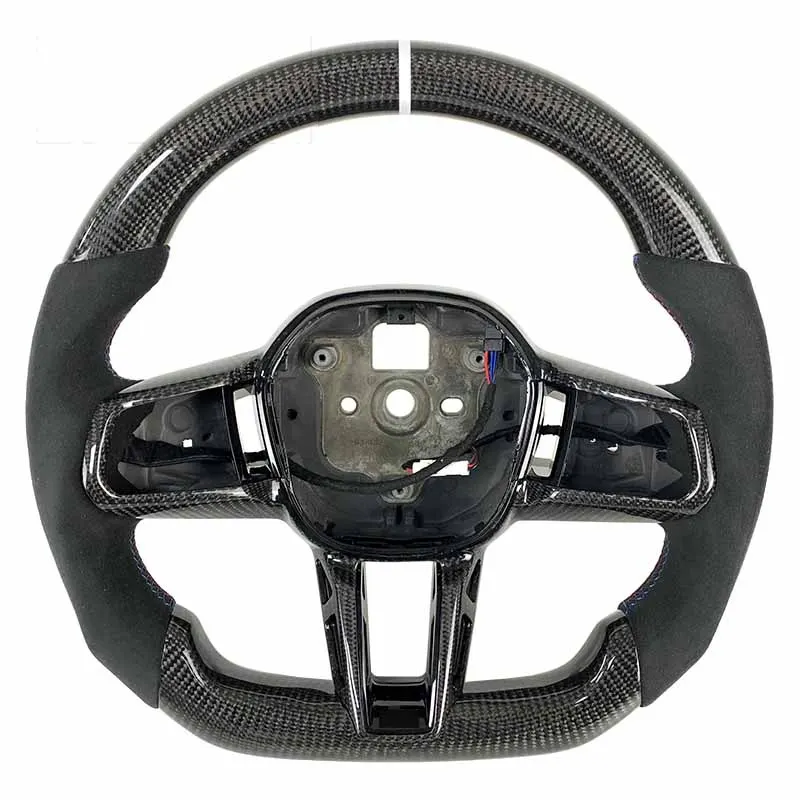 Volant carbone BMW Série 7 G70 et i7 à LED, vue 4 sur 6