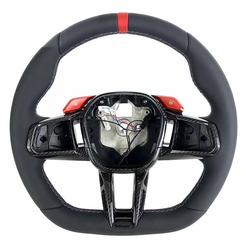 Volant carbone BMW Série 7 G70 et i7 à LED, vue 5 sur 6