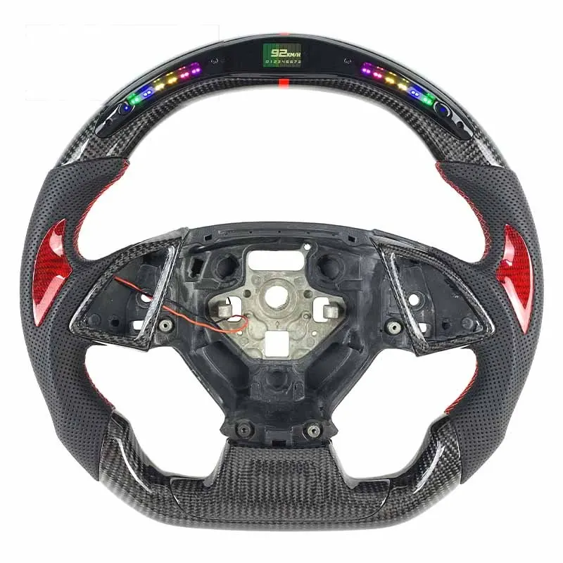 Volant carbone Chevrolet Camaro LT et RS à LED, vue 4 sur 6