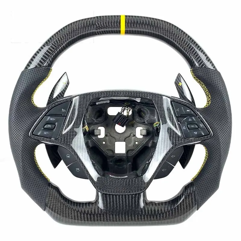 Volant carbone Chevrolet Corvette C7, vue 3 sur 6
