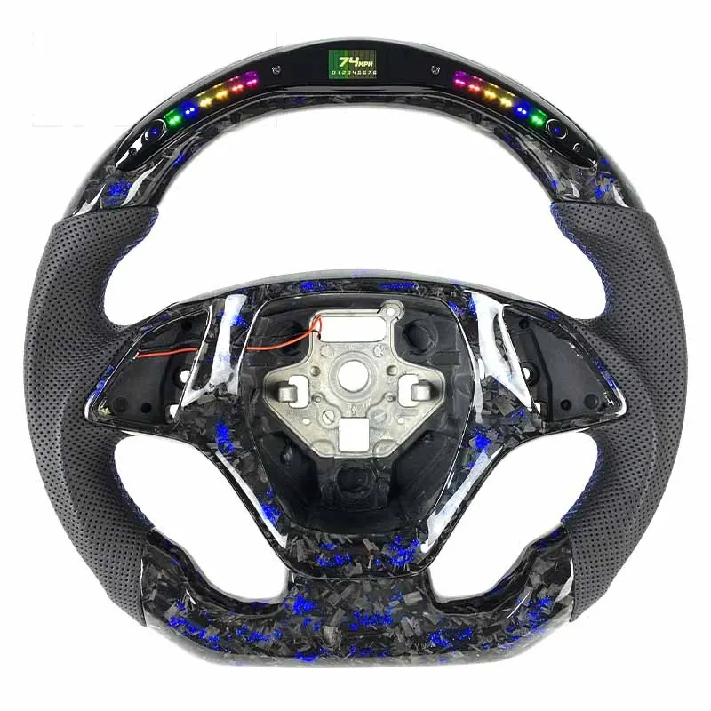 Volant carbone Chevrolet Corvette C7 Stingray à LED, vue 2 sur 6