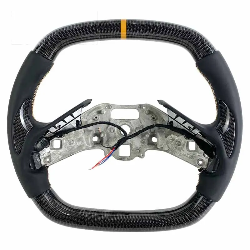 Volant carbone Chevrolet Corvette C8 Racing à LED, vue 3 sur 6