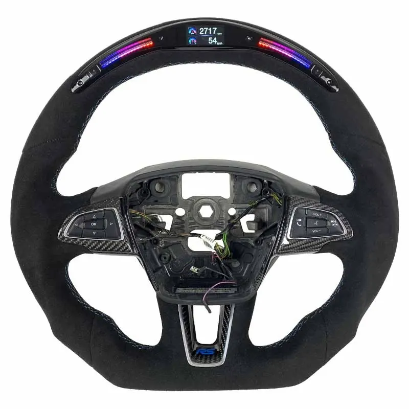 Volant carbone Ford Focus 3 ST et RS à LED, vue 4 sur 6
