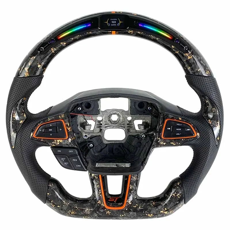 Volant carbone Ford Focus 3 ST et RS à LED, vue 5 sur 6