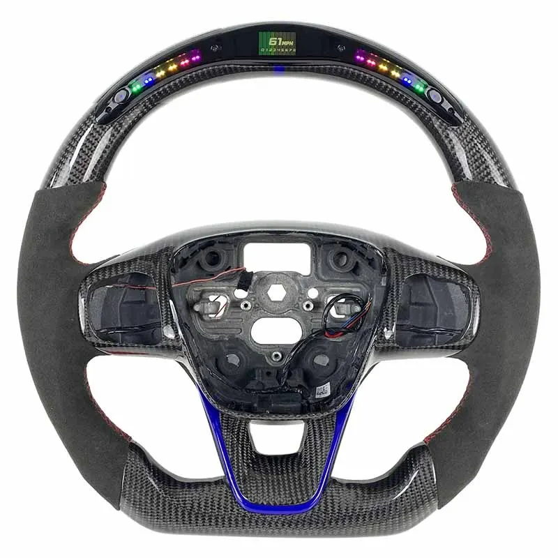 Volant carbone Ford Focus 4 ST à LED, vue 4 sur 6