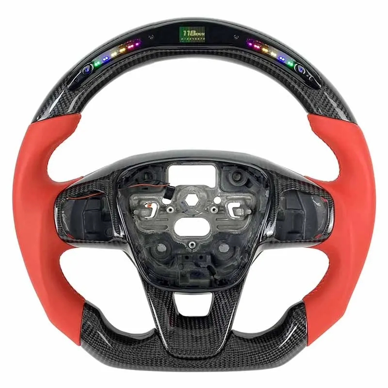 Volant carbone Ford Focus 4 ST à LED, vue 5 sur 6