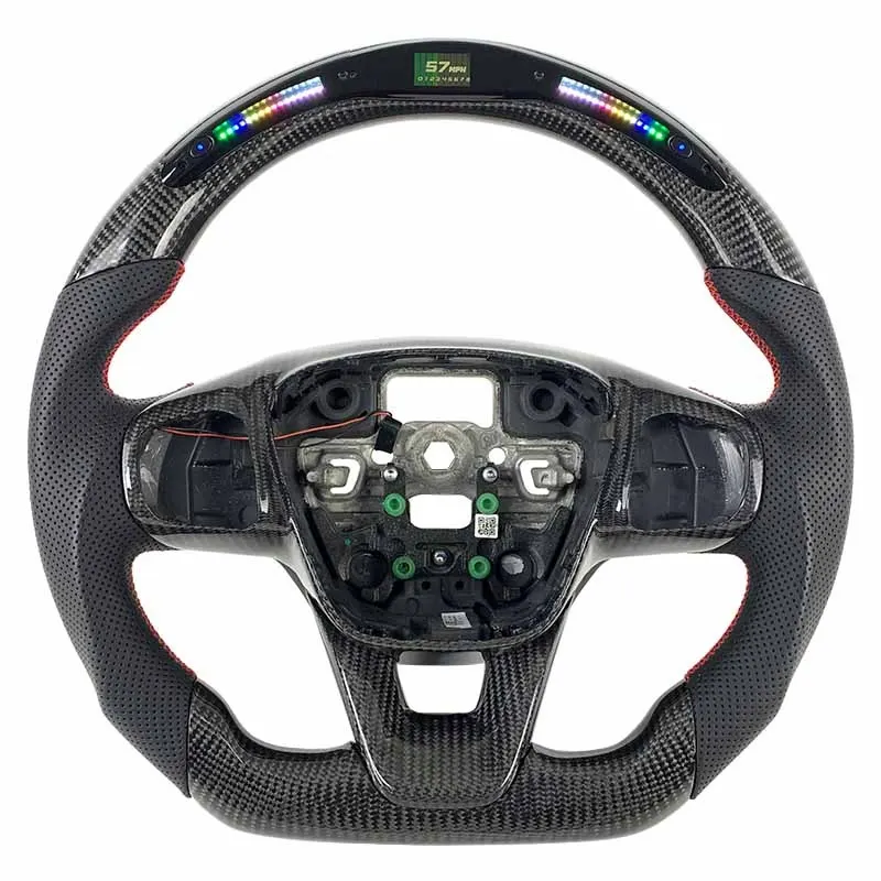 Volant carbone Ford Focus 4 ST à LED, vue 6 sur 6