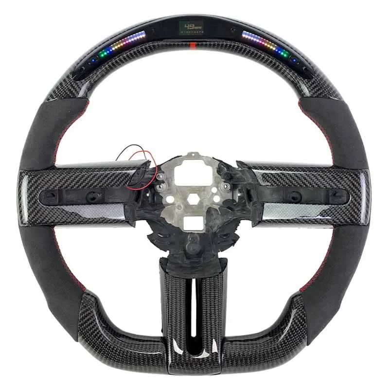 Volant carbone Ford Mustang S197 à LED