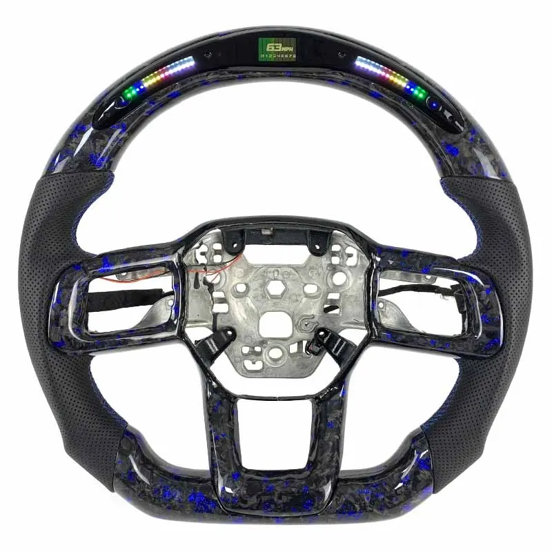 Volant carbone Ford Mustang S650 Dark Horse à LED, vue 3 sur 6