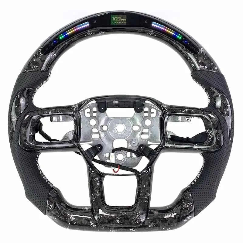 Volant carbone Ford Mustang S650 Dark Horse à LED, vue 5 sur 6