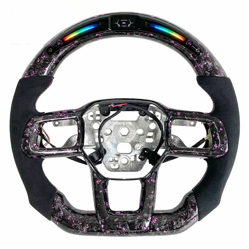 Volant carbone Ford Mustang S650 Dark Horse à LED, vue 6 sur 6