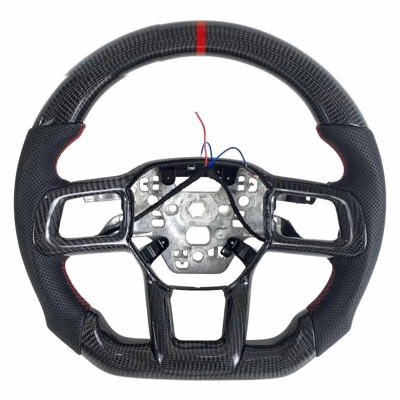 Volant carbone Ford Mustang S650 GT à LED, vue 3 sur 6