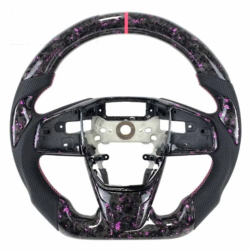 Volant carbone Honda Civic 10 et Type R FK8, vue 3 sur 6