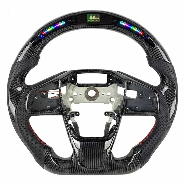 Volant carbone Honda Civic 10 FC à LED
