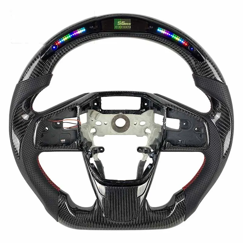 Volant carbone Honda Civic 10 FC à LED