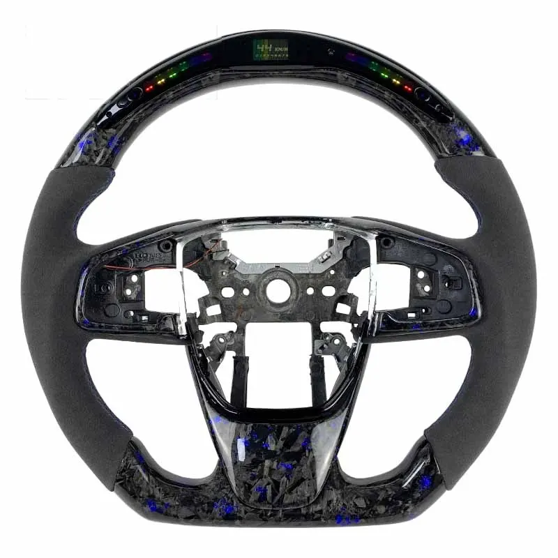 Volant carbone Honda Civic 10 FC à LED, vue 4 sur 6