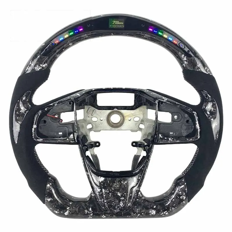 Volant carbone Honda Civic 10 FC à LED, vue 6 sur 6