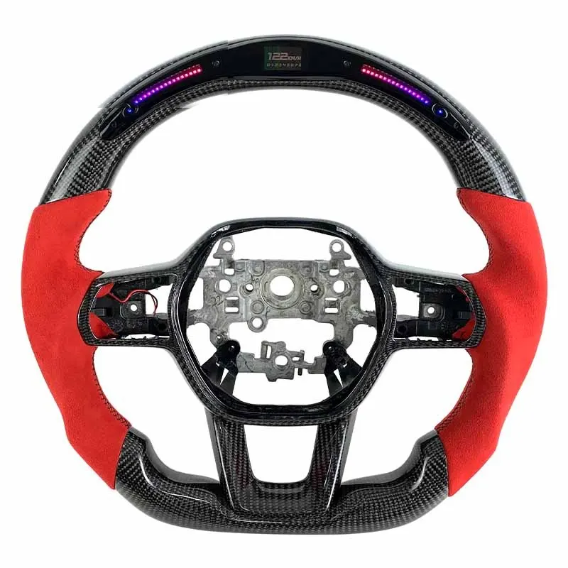 Volant carbone Honda Civic 11 FE à LED, vue 3 sur 6