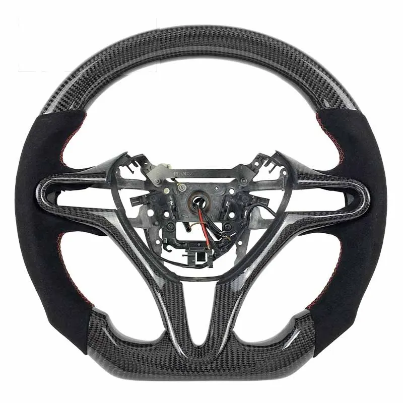 Volant carbone Honda Civic 8 FD à LED, vue 2 sur 6