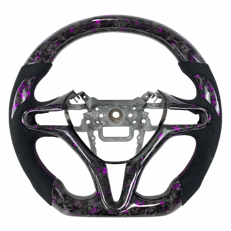 Volant carbone Honda Civic 8 FD à LED, vue 3 sur 6